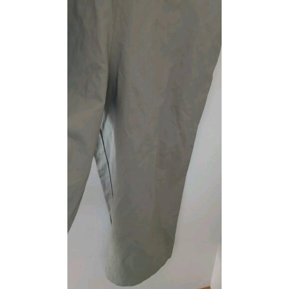 Uniqlo Linen-blend Jumpsuit Size Small Green V Neck Wide Leg Sleeveless - Picture 4 of 9